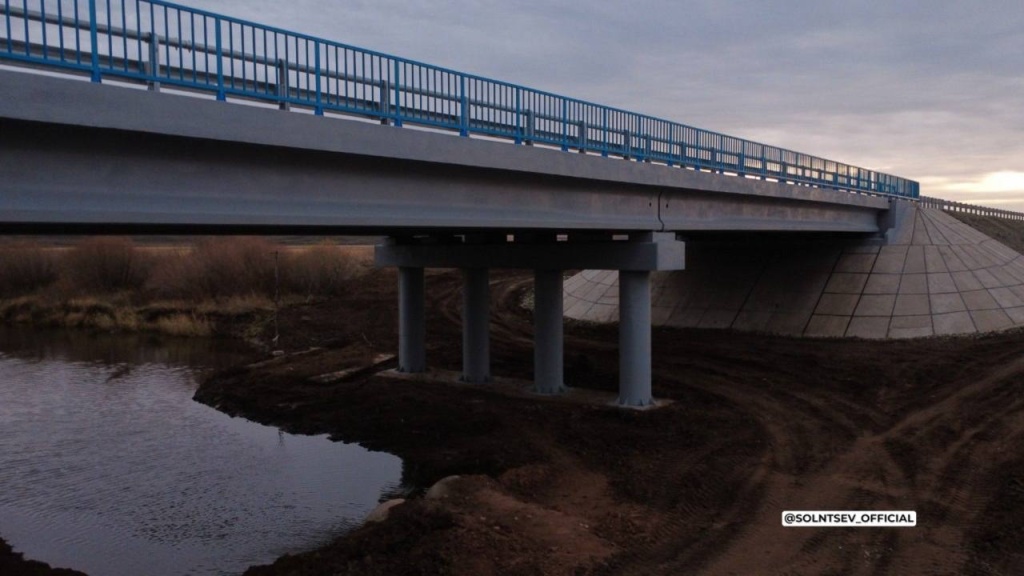 В Тюльганском районе Оренбургской области завершён капитальный ремонт моста через реку Чебеньку