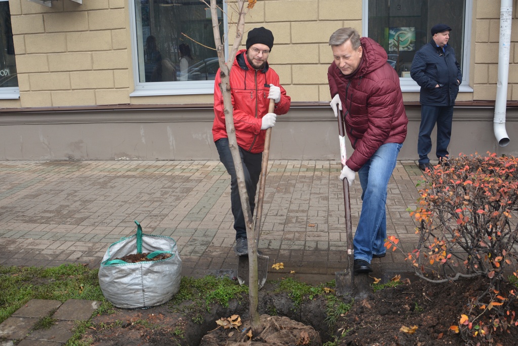 Воронежские депутаты высадили молодые клены у парка «Орленок» в преддверии Дня народного единства Воронежские депутаты высадили молодые клены у парка «Орленок» в преддверии Дня народного единства