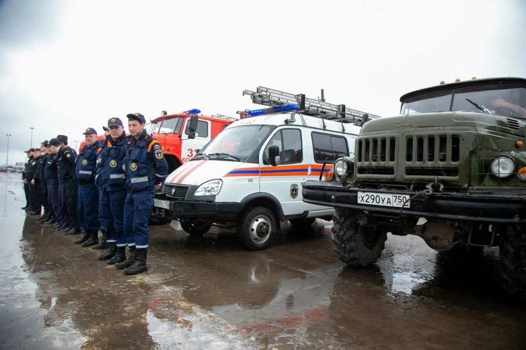В Коломне проверили готовность спецтехники к ликвидации пожаров
